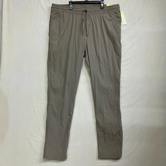 NWT All In Motion Men's Large Ripstop Pants Drawstring Quick Dry Elastic Waist - Picture 1 of 9
